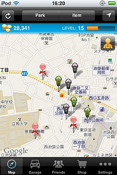 画像ギャラリー No.004のサムネイル画像 / iPhoneの位置情報を使ったアプリ「ジコ駐」のグローバル配信が開始