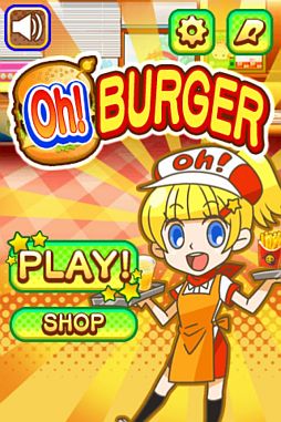 画像ギャラリー No.004のサムネイル画像 / iOS向け「Oh! BURGER」が配信,華麗な指さばきでバーガーを渡していこう