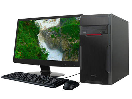 画像ギャラリー No.001のサムネイル画像 / FRONTIERゲーマーズ,カスタマイズ注文でも翌日に届くゲームPCを発売。GTX 750と120GB SSD搭載,23.6インチ液晶付属で約10万円から