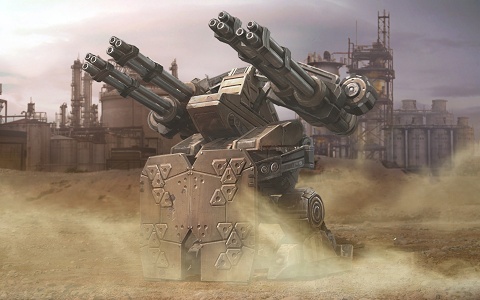 画像ギャラリー No.010のサムネイル画像 / 「鉄鬼」,TGS 2009にプレイアブル出展,会場限定でCBT先行募集を実施。火力型機体「RAMPART」の情報を本日公開