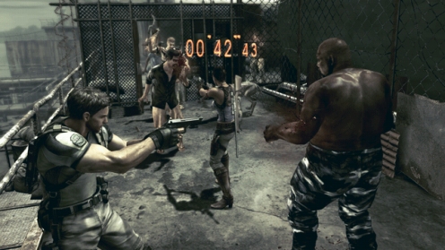 画像集#007のサムネイル/X360/PS3「バイオハザード5」の最新スクリーンショットが公開。“クランク”“カウントダウン”などシリーズお馴染みのギミックも