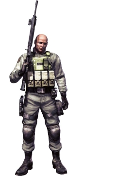 画像集#004のサムネイル/「バイオハザード5」,クリスとシェバをサポートするBSAA西部アフリカ支部所属隊員5人を紹介