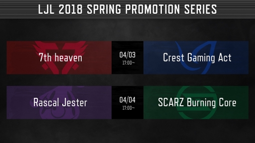 画像ギャラリー No.002のサムネイル画像 / 「LoL」国内公式プロリーグ「LJL 2018 Spring Split」,プレイオフの組み合わせが発表