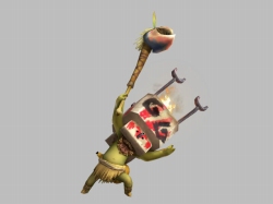 画像集#002のサムネイル/「モンスターハンター3(トライ)」,肉焼きのお面やマカ壺のお面で狩りをサポートする“チャチャ”の最新情報をお届け