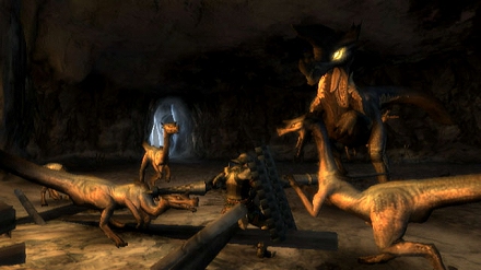 画像ギャラリー No.008のサムネイル画像 / 「モンスターハンター3(トライ)」,催眠効果のある体液を吐きかける新モンスターのドスバギィを紹介