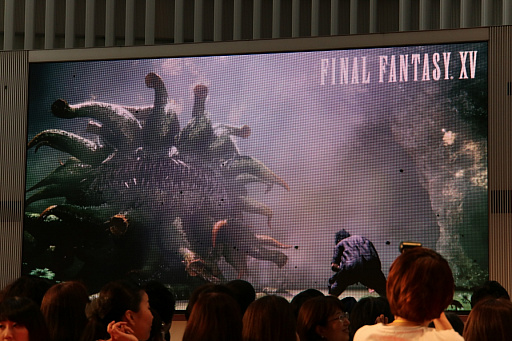 画像ギャラリー No.005のサムネイル画像 / 「KINGSGLAIVE FINAL FANTASY XV」の完成披露発表会が開催。メインキャラクターの声を熱演した綾野 剛さんと忽那汐里さんが登場した会場の模様をレポート