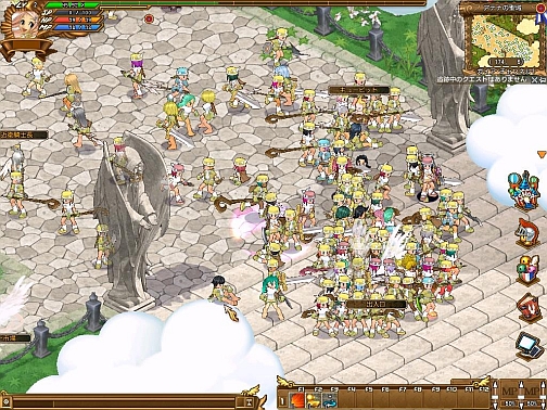 画像集#019のサムネイル/スピーディな戦闘が楽しめる,バトルアクションMMO「エンジェル戦記」オープンβテスト本日開始,好評につきチャンネル追加