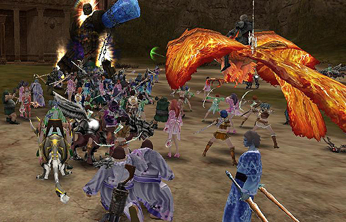 画像ギャラリー No.002のサムネイル画像 / 「KAROS ONLINE」大規模ギルド戦「鉱山占領戦」をFCBT最終日の本日実施