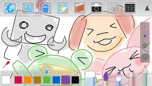 画像ギャラリー No.003のサムネイル画像 / SCEJ,PS Vita用アプリ「えちゃんねる〜NEW ペイントパーク〜」を12月26日に配信。「ペイントパーク」のソーシャル機能を重点的に強化