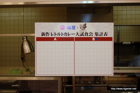 画像ギャラリー No.004のサムネイル画像 / 「龍が如く4」開発スタッフ約100人+αで味を決めた! 「松屋×龍が如く 新作レトルトカレー大試食会」レポート