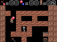 画像ギャラリー No.004のサムネイル画像 / 財宝目当てに洞窟探検。Wiiウェア「Fall in the Dark」明日配信開始