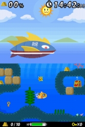 画像ギャラリー No.005のサムネイル画像 / DSiウェア「お宝ハンター サブマリンキッドの冒険」全ステージ公開