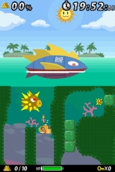 画像ギャラリー No.008のサムネイル画像 / DSiウェア「お宝ハンター サブマリンキッドの冒険」全ステージ公開