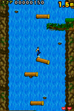 画像ギャラリー No.002のサムネイル画像 / 無限の滝を登るDSiウェア「アクションゲーム 翔べよ!!ドラゴン!」登場