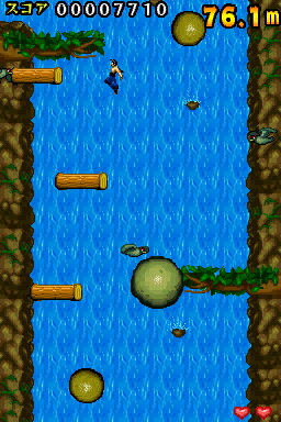 画像ギャラリー No.003のサムネイル画像 / 無限の滝を登るDSiウェア「アクションゲーム 翔べよ!!ドラゴン!」登場