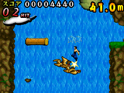 画像ギャラリー No.005のサムネイル画像 / 無限の滝を登るDSiウェア「アクションゲーム 翔べよ!!ドラゴン!」登場