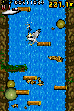 画像ギャラリー No.008のサムネイル画像 / 無限の滝を登るDSiウェア「アクションゲーム 翔べよ!!ドラゴン!」登場