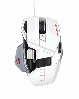 画像ギャラリー No.008のサムネイル画像 / Mad Catz,ゲーマー向けマウス「R.A.T. 7」のホワイトバージョンをAmazon限定で販売開始