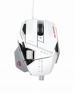 画像ギャラリー No.010のサムネイル画像 / Mad Catz,ゲーマー向けマウス「R.A.T. 7」のホワイトバージョンをAmazon限定で販売開始