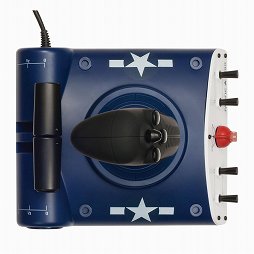 画像ギャラリー No.007のサムネイル画像 / 第二次世界大戦時の戦闘機がモチーフ。Mad Catz製ジョイスティック「Saitek Pacific AV8R Flight Stick」が2月22日に発売