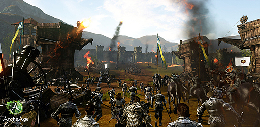 画像ギャラリー No.002のサムネイル画像 / 「ArcheAge」韓国サーバーへの攻城戦実装迫る。攻撃側/防御側それぞれの様子が分かるプロモーションムービーが公開に