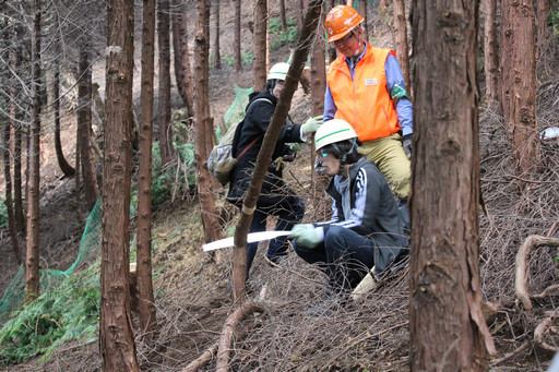 画像ギャラリー No.016のサムネイル画像 / 足柄に生まれた「ArcheAgeの森」でプレイヤーが間伐作業に挑戦!「ArcheAgeの森プロジェクト」森林づくり体験レポート