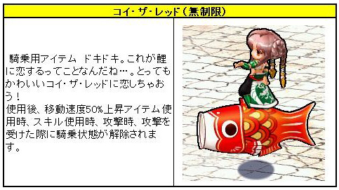 画像ギャラリー No.011のサムネイル画像 / 「Le Ciel Bleu 〜ル・シエル・ブルー〜」,限定装備「コイ太帽」を手に入れよう