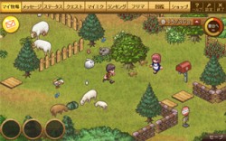 画像ギャラリー No.003のサムネイル画像 / mixiアプリ「みんなで暮らそう! ひつじ村」,オープンβテストを10月27日より実施