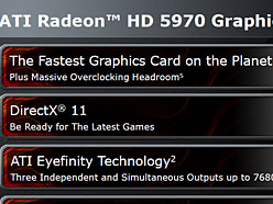 AMDHD 5000꡼Ǿ̤Υǥ奢GPU塼ATI Radeon HD 5970ȯɽ