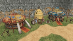 画像ギャラリー No.011のサムネイル画像 / X360版「モンスターハンター フロンティア オンライン」,狩りの拠点となるメゼポルタ広場を紹介