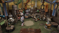 画像ギャラリー No.012のサムネイル画像 / X360版「モンスターハンター フロンティア オンライン」,狩りの拠点となるメゼポルタ広場を紹介