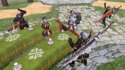 画像ギャラリー No.020のサムネイル画像 / X360版「モンスターハンター フロンティア オンライン」,狩りの拠点となるメゼポルタ広場を紹介