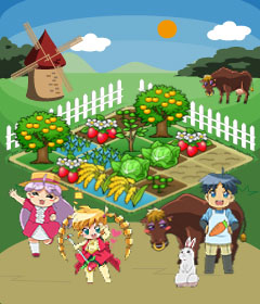 画像ギャラリー No.004のサムネイル画像 / 東映アニメーションとディー・エヌ・エーが連携。モバゲータウンにおいて「農業ムスメ!」が配信開始&「スラムダンク for モバゲー」の開発も発表