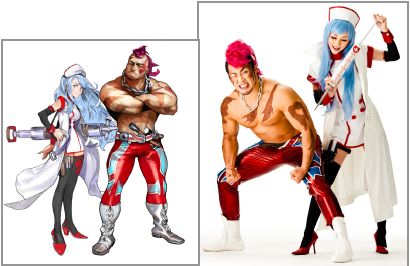 画像ギャラリー No.002のサムネイル画像 / 「メタルマックス3」,“美ボディ”な二人をイメージキャラクターに起用