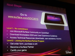 #015Υͥ/GDC 2010ϥơ֥뷿२󥿡ƥȡMicrosoft Surfaceפϥǥ٥åѤ罸