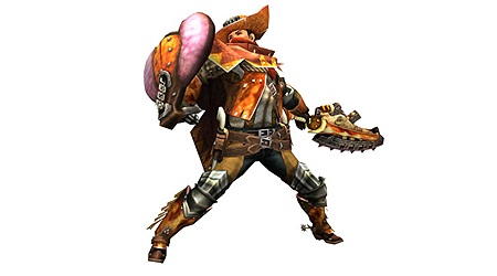 画像ギャラリー No.005のサムネイル画像 / 残りは当然ガンス! 弓! 笛! カプコン,PSP用ソフト「モンスターハンターポータブル 3rd」の武器種全12タイプを公開