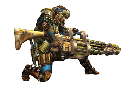 画像ギャラリー No.023のサムネイル画像 / 残りは当然ガンス! 弓! 笛! カプコン,PSP用ソフト「モンスターハンターポータブル 3rd」の武器種全12タイプを公開