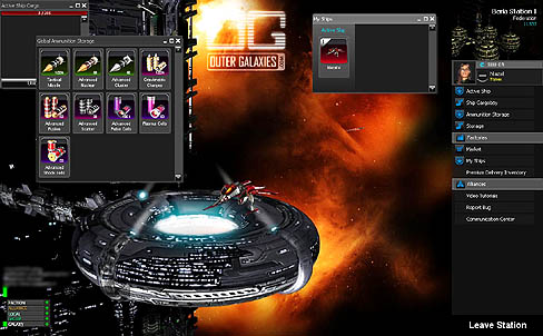 画像ギャラリー No.004のサムネイル画像 / ブラウザで遊べる,簡単で手軽なスペースシューティングMMO「Outer Galaxies」のオープンβテストがスタート