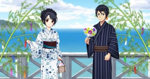 画像ギャラリー No.002のサムネイル画像 / 「キャラフレ」,去年に続いて「七夕イベント」開催&浴衣アイテムが発売に