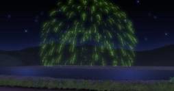 画像ギャラリー No.004のサムネイル画像 / 「キャラフレ」で花火大会が開催中。新たなエリア「河川敷」などの追加も