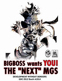 BIGBOSS wants YOU THE NEXT MGSɡGDC 2012ǡֿ᥿륮åɡפ˷Ȥ뾮ץοͺ罸»ܤ