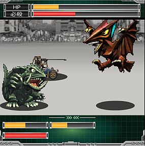 画像ギャラリー No.007のサムネイル画像 / 「ガメラバトル」,GREEで配信開始。ガメラと心を通わせて凶悪な怪獣と戦おう