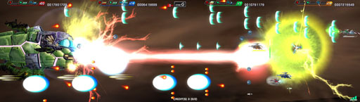 画像ギャラリー No.003のサムネイル画像 / これが本邦初公開のスパークバーストだ。「ダライアスバースト アナザークロニクルEX」に登場する新機体と新兵装をムービーでチェック