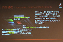 画像ギャラリー No.015のサムネイル画像 / MSI,GTX 980M・970M搭載ゲーマー向けノートPCの特徴を説明。性能と消費電力のバランスを簡単に切り替える「Shift」機能がウリ
