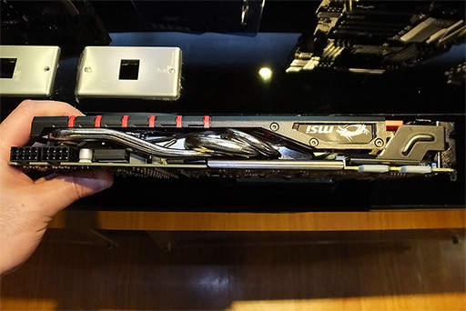 画像ギャラリー No.008のサムネイル画像 / MSI,新型GPUクーラー「Twin Frozr V」搭載カードを台湾本社でアピール。低負荷での回転停止に左右ファン独立制御を組み合わせる