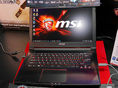 TGS 2015MSISkylakeGTX 970Mܤǽ1.6kgס֥åCPUܡפʤɡޡΡPCʤTGSȯɽ