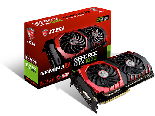 画像ギャラリー No.002のサムネイル画像 / MSI,独自仕様の「GeForce GTX 1080」搭載カードを発表。独自基板&クーラーの空冷タイプとCosair製簡易液冷ユニット搭載タイプの2製品
