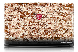 画像ギャラリー No.011のサムネイル画像 / 1台ごとに異なる迷彩柄のMSI製ノートPCが200台限定で発売に。GTX 1050 Ti+Core i7-7700HQ搭載で約20万円