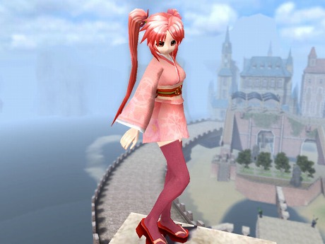 画像ギャラリー No.012のサムネイル画像 / 「メビウスオンライン」,アニメ「猫神やおよろず」とのコラボ−レーションを実施。繭や柚子になりきれるアイテムも登場