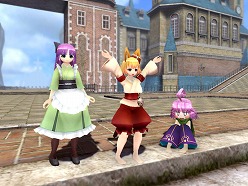 画像ギャラリー No.014のサムネイル画像 / 「メビウスオンライン」,アニメ「猫神やおよろず」とのコラボ−レーションを実施。繭や柚子になりきれるアイテムも登場